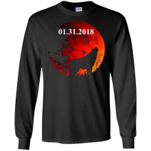 Blood Moon Total Lunar Eclipse on January 31, 2018 T Shirt