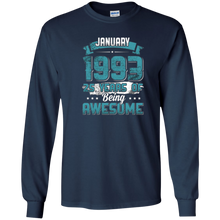 January 1993 Birthday 25 Years Of Being Awesome T-Shirt