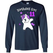 11th Year Old Birthday Tee Dabbing Unicorn Gifts T Shirts