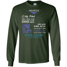 Aquarius Dirty Mind Humble Caring Friend T-shirt
