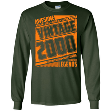 Legends Awesome are born Retro Vintage made in 2000 17th
