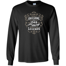 Awesome since 1948 70th Birthday T Shirt 70 Years Old