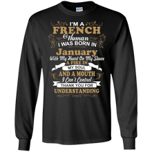 Womens I'm A French Woman I Was Born In January T-Shirt
