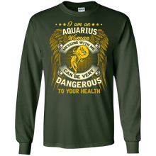 I Am An Aquarius Woman T-shirt Sarcasm February Birth Gifts