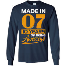 10th Birthday Made In 2007 Tee Shirt