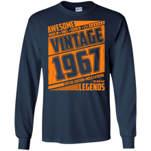 Legends Awesome are born Retro Vintage made in 1967 50th