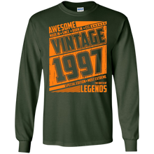 Legends Awesome are born Retro Vintage made in 1997 20th