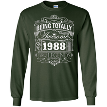 Awesome Since 1988 29th Birthday T Shirt 29 Years Old