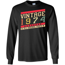 Men's Vintage 1974 T-Shirt 43th Birthday All Original Parts
