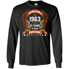 January 1963 55th Birthday 55 Years Old Gift T-Shirt