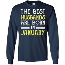 Best Husbands Are Born in January men shirt Funny Husband