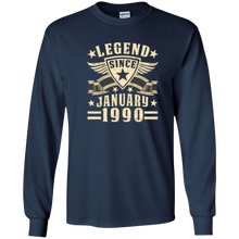 Legend Since January 1990 T-shirt 28th Birthday Gifts