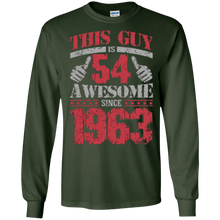 Vintage Born in 1963 54th Birthday Gifts 54 This Guy Awesome
