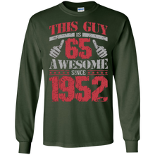 Vintage Born in 1952 65th Birthday Gifts 65 This Guy Awesome