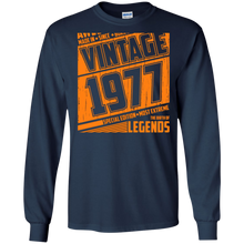 Legends Awesome are born Retro Vintage made in 1977 40th