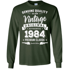 Born in 1984 Vintage Birthday T-Shirt - Made in 1984 Shirts