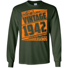 Legends Awesome are born Retro Vintage made in 1942 75th