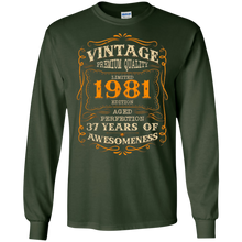 Legends Vintage Made In 1981 37th Birthday Gift 37 years old