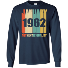 Retro January 1962 T-Shirt Vintage 56th Birthday Gift Shirt