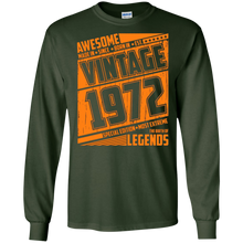 Legends Awesome are born Retro Vintage made in 1972 45th