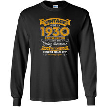 Legends Vintage Made In 1930 87th Birthday Gift 87 years old