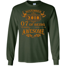 7 Of Being Years Awesome November 2010 Tee Shirt
