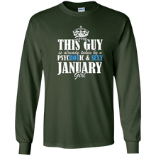 January Girl T-Shirt Sorry This Guy Is Already Taken By A