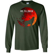 Blood Moon Total Lunar Eclipse on January 31, 2018 T Shirt