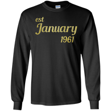 est January 1961 T-Shirt - 56th Birthday gift Tee