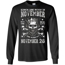 Real Kings Are Born On November 28 Tee Shirt