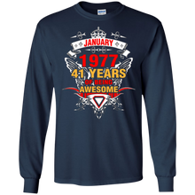 January 1977 41th Birthday 41 Years Old Gift T-Shirt
