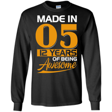 12th Birthday Made In 2005 Tee Shirt