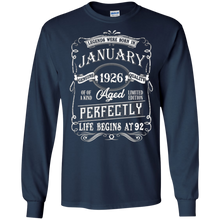 Legends Were Born In Jannuary 1926, 92th Birthday Gift Shirt