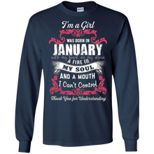 January Girl Shirt I Was Born With My Heart On My Sleeve